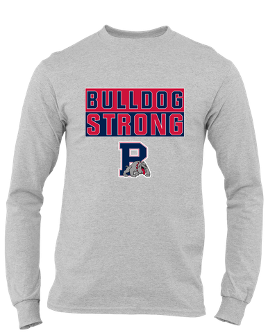Plainview Bulldogs Strong #1 Men's LS T-Shirt