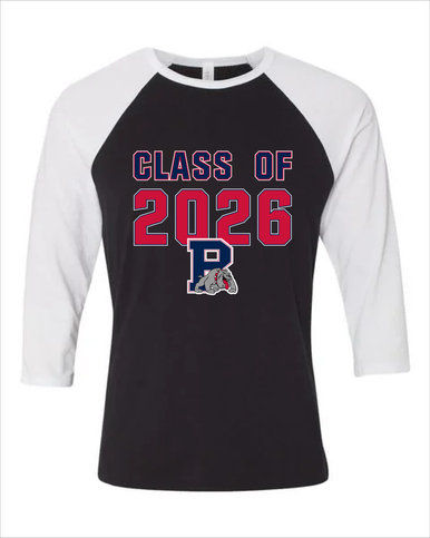 Plainview Bulldogs Class of 2026 Men's Baseball T-Shirt