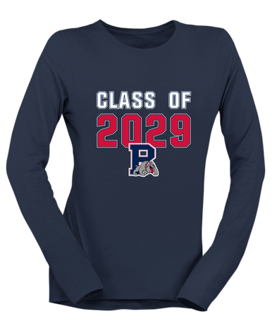 Plainview Bulldogs Class of 2029 Women's LS T-Shirt