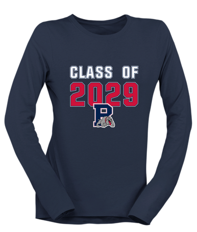 Plainview Bulldogs Class of 2029 Women's Premium LS T-Shirt