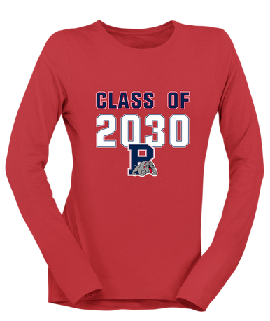 Plainview Bulldogs Class of 2030 Women's LS T-Shirt