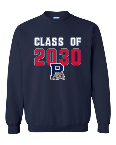 Plainview Bulldogs Class of 2030 Men's Sweatshirt