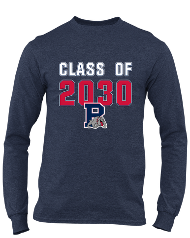 Plainview Bulldogs Class of 2030 Men's LS T-Shirt