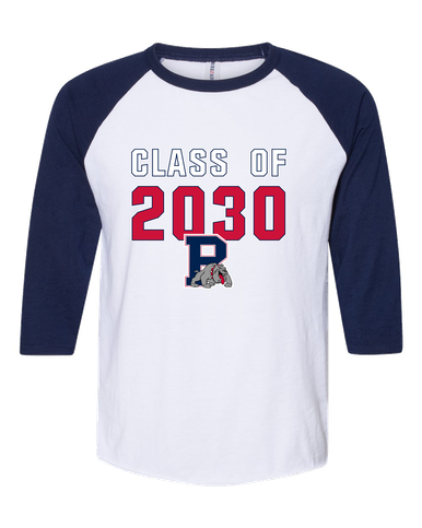 Plainview Bulldogs Class of 2030 Men's Baseball T-Shirt