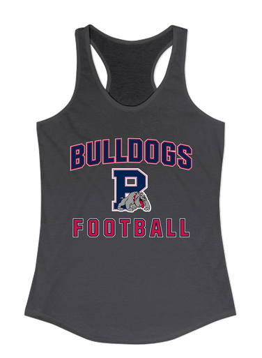 Plainview Bulldogs Football #1 Women's Tank Top