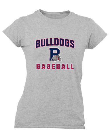 Plainview Bulldogs Baseball #1 Women's SS T-Shirt