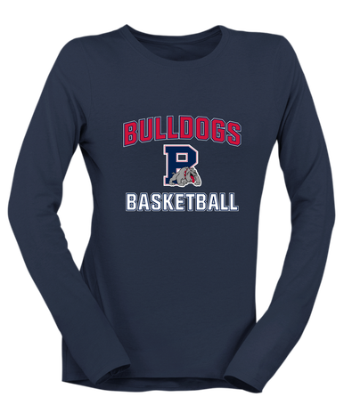 Plainview Bulldogs Basketball #1 Women's Premium LS T-Shirt