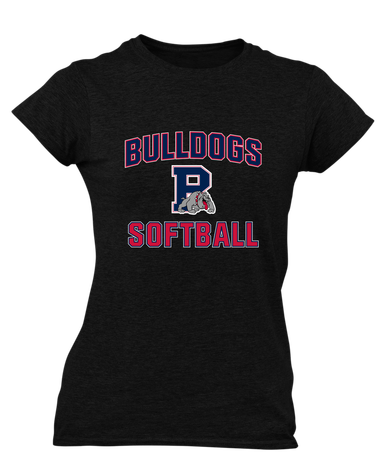 Plainview Bulldogs Softball #1 Women's SS T-Shirt