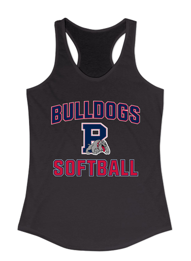 Plainview Bulldogs Softball #1 Women's Tank Top