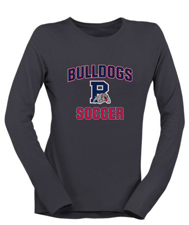 Plainview Bulldogs Soccer #1 Women's LS T-Shirt