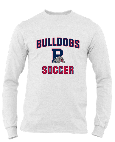 Plainview Bulldogs Soccer #1 Men's LS T-Shirt