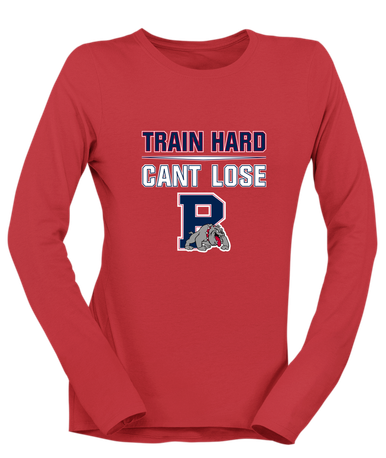 Plainview Bulldogs Train Hard, Can't Lose Women's LS T-Shirt