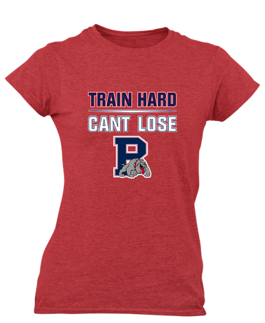 Plainview Bulldogs Train Hard, Can't Lose Women's Premium SS T-Shirt
