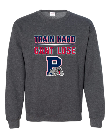 Plainview Bulldogs Train Hard, Can't Lose Men's Sweatshirt