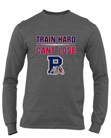 Plainview Bulldogs Train Hard, Can't Lose Men's LS T-Shirt