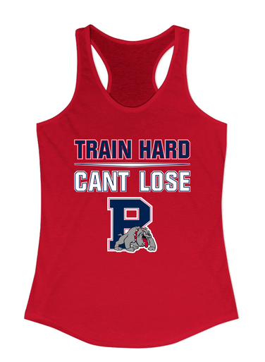 Plainview Bulldogs Train Hard, Can't Lose Women's Tank Top
