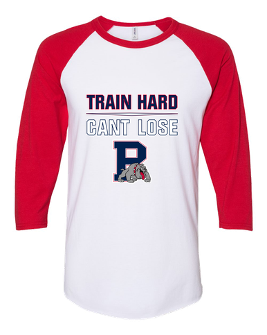 Plainview Bulldogs Train Hard, Can't Lose Women's Baseball T-Shirt