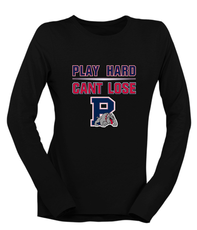 Plainview Bulldogs Play Hard, Can't Lose Women's LS T-Shirt