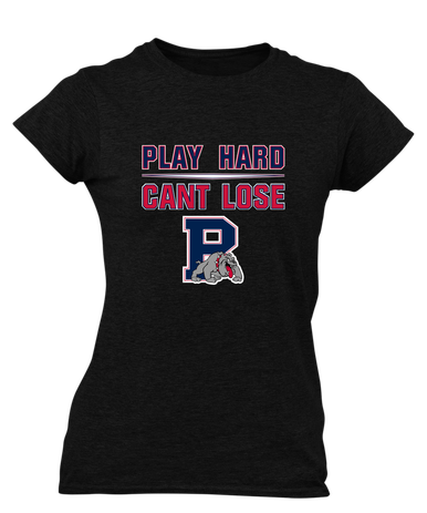 Plainview Bulldogs Play Hard, Can't Lose Women's SS T-Shirt