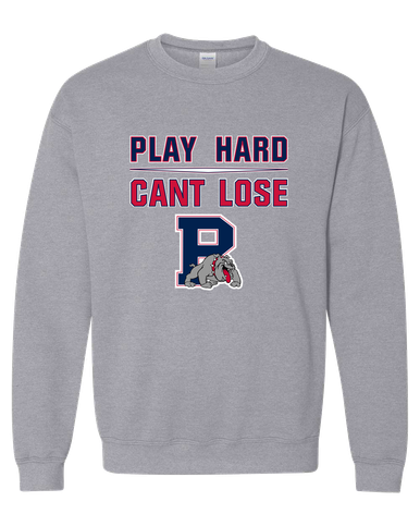 Plainview Bulldogs Play Hard, Can't Lose Men's Sweatshirt