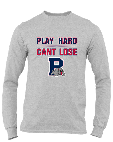 Plainview Bulldogs Play Hard, Can't Lose Men's LS T-Shirt