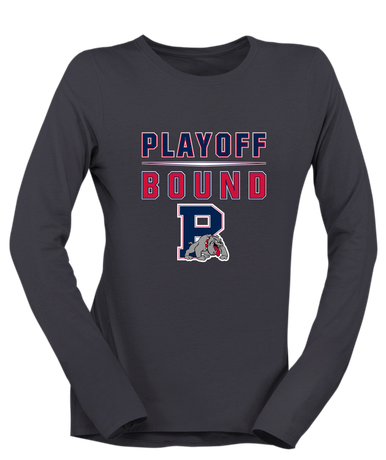 Plainview Bulldogs Playoff Bound Women's LS T-Shirt