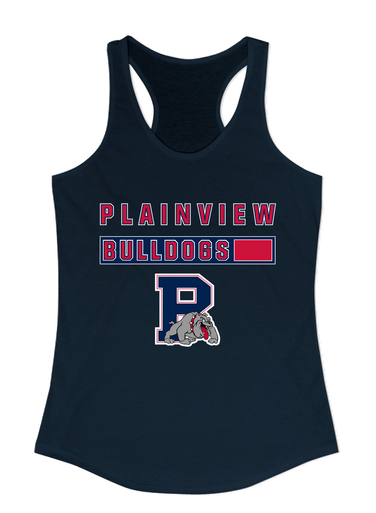 Plainview Bulldogs Mascot #7 Women's Tank Top