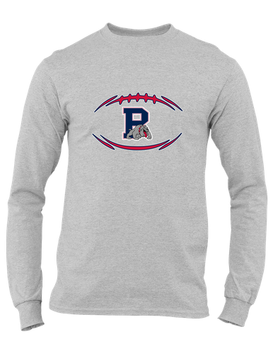 Plainview Bulldogs Football #3 Men's Premium LS T-Shirt