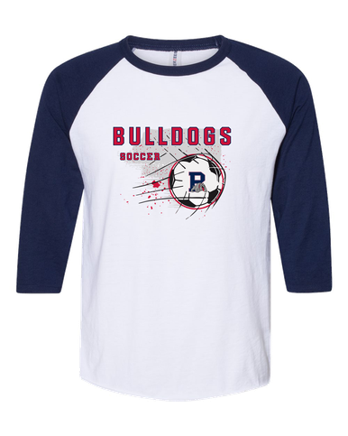 Plainview Bulldogs Soccer #2 Men's Baseball T-Shirt