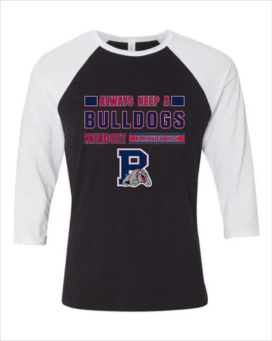 Plainview Bulldogs Mindset Men's Baseball T-Shirt