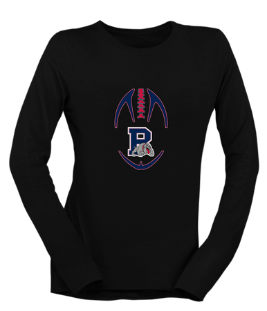 Plainview Bulldogs Football #4 Women's Premium LS T-Shirt