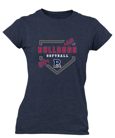 Plainview Bulldogs Softball #2 Women's Premium SS T-Shirt