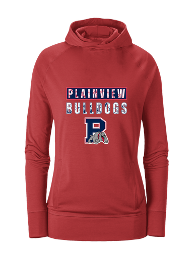 Plainview Bulldogs Mascot #9 Women's Hoodie