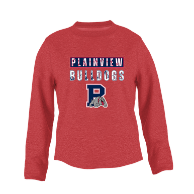 Plainview Bulldogs Mascot #9 Women's Sweatshirt