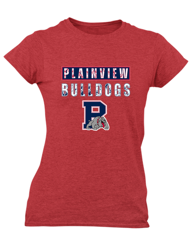 Plainview Bulldogs Mascot #9 Women's Premium SS T-Shirt