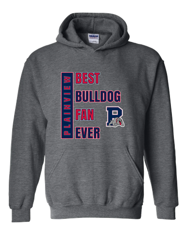 Plainview Bulldogs Best Bulldog Fan Men's Hoodie
