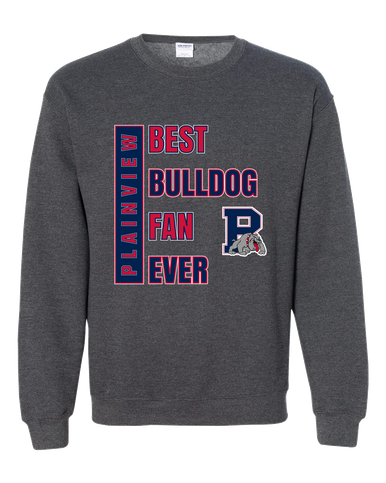 Plainview Bulldogs Best Bulldog Fan Men's Sweatshirt