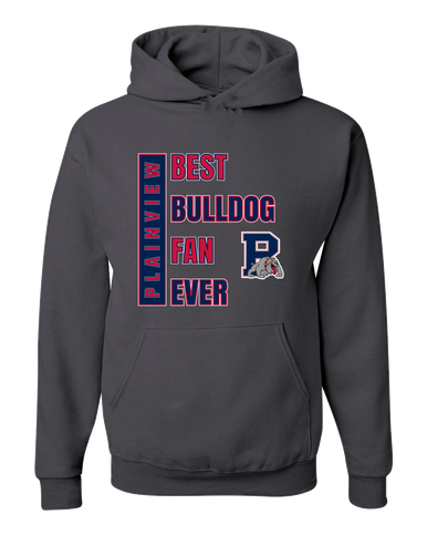 Plainview Bulldogs Best Bulldog Fan Men's Premium Hoodie
