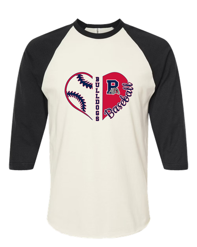 Plainview Bulldogs Heart Baseball Women's Baseball T-Shirt