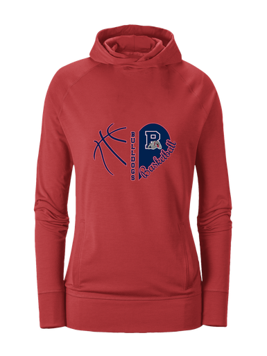 Plainview Bulldogs Heart Basketball Women's Hoodie
