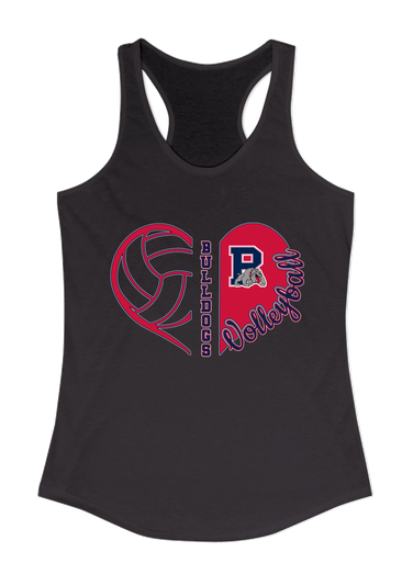 Plainview Bulldogs Heart Volleyball Women's Tank Top
