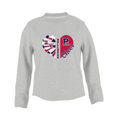 Plainview Bulldogs Heart Cheer Women's Sweatshirt