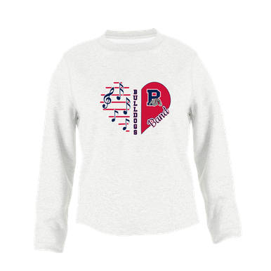 Plainview Bulldogs Heart Band Women's Sweatshirt