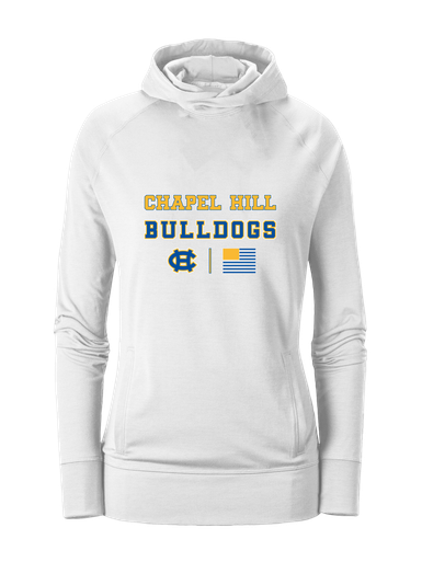 Chapel Hill Bulldogs Spirit Flag Women's Hoodie
