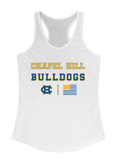 Chapel Hill Bulldogs Spirit Flag Women's Tank Top