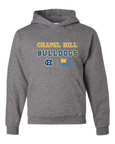 Chapel Hill Bulldogs Spirit Flag Men's Premium Hoodie