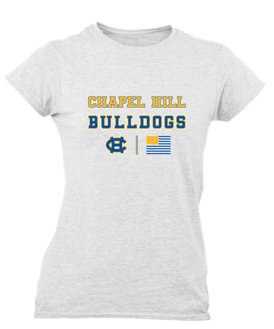 Chapel Hill Bulldogs Spirit Flag Women's Premium SS T-Shirt