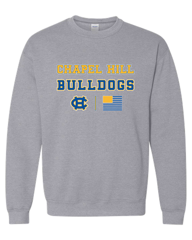 Chapel Hill Bulldogs Spirit Flag Men's Sweatshirt