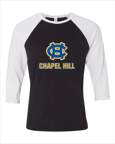 Chapel Hill Bulldogs Mascot #2 Women's Baseball T-Shirt