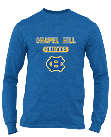 Chapel Hill Bulldogs Mascot #3 Men's LS T-Shirt